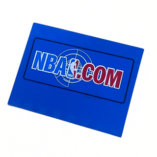 Slope 10 6 x 8 with NBA.COM Pattern (Sticker), Part# 4515pb005 Part LEGO® Blue Very Good