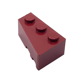 Wedge 3 x 2 Left, Part# 6565 Part LEGO® Dark Red