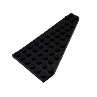 Wedge, Plate 7 x 12 Wing Left, Part# 3586 Part LEGO® Black Very Good
