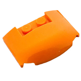 Wedge 3 x 4 x 2/3 Triple Curved, Part# 93604 Part LEGO® Orange