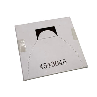 Cardboard Sleeve 4543046 with Reddish Brown Cape (Traditional Starched Fabric) 4.0cm Height, Part# 4543046