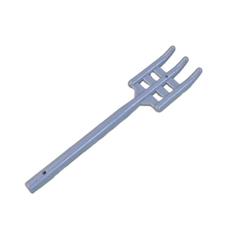 Minifigure, Utensil Pitchfork - Handle with Flat End, Part# 95345 Part LEGO® Light Bluish Gray