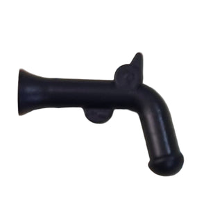 Minifigure, Weapon Gun Flintlock Pistol, Part #2562 Part LEGO® Pearl Dark Gray