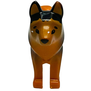 MISPRINT Dk Orange Husky, 16606pb002 - LEGO® Animals LEGO® Animals LEGO®