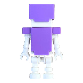 Skeleton, Medium Lavender Armor and Helmet, min253 - LEGO® Minecraft Minifigure