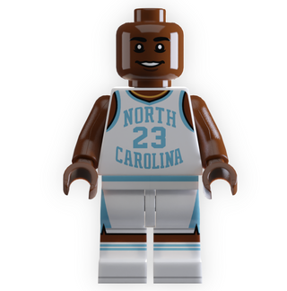 MJ #23 UNC Basketball Player Minifig made using LEGO parts Custom Minifigure B3 Customs