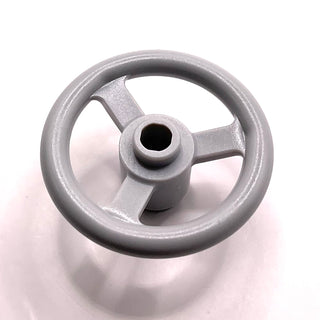 Technic, Steering Wheel Small, 3 Studs Diameter, Part# 2819 Part LEGO® Light Bluish Gray