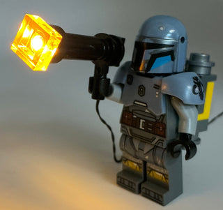 LED Light-Up Paz Vizsla Blaster, USB & DIY System, LW-75386A Custom Parts United Brick Co®