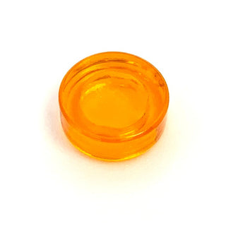 Tile Round 1x1, Part# 98138 Part LEGO® Trans-Orange  