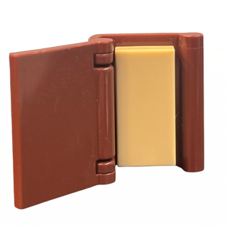 Minifigure, Utensil Book, Part# (24324 + 3069 + 24093) Part LEGO® Reddish Brown