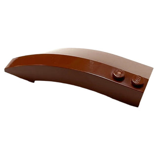 Wedge 8x3x2 Open Right, Part# 41749 Part LEGO® Reddish Brown  