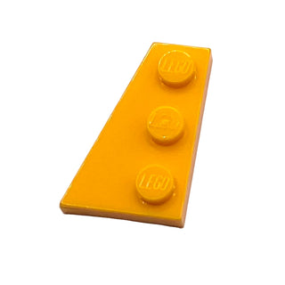 Wedge, Plate 3 x 2 Left, Part# 43723 Part LEGO® Bright Light Orange
