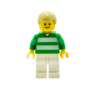 Soccer Player - Green and White Team, soc059 Minifigure LEGO®