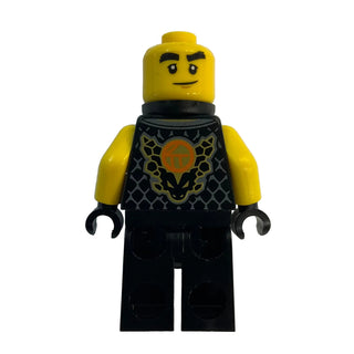 Cole - Dragons Rising, Tournament Armor, Black Bandana, njo0985 - LEGO® Ninjago Minifigure