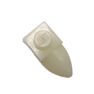 Plate, Modified 1x1 with Tooth Horizontal, Part# 49668