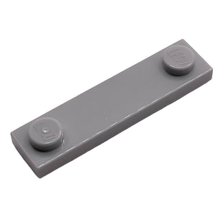 Plate, Modified 1x4 with 2 Studs with Groove, Part# 41740 Part LEGO® Light Bluish Gray