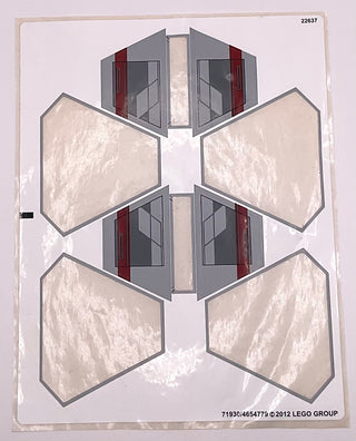Sticker Sheet for Set Anakin's Jedi Interceptor, 9494 - (71930/4654779), Part# 9494stk01 Part LEGO®