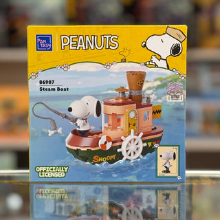 Snoopy Where We Go Series - Steam Boat, 86907 Building Kit Pantasy®