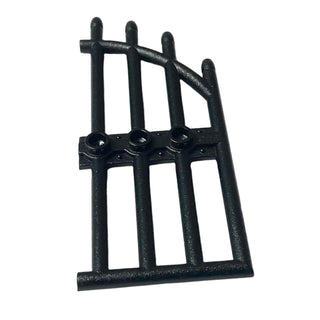 Door 1x4x9 Arched Gate with Bars and Three Studs, Part# 42448 Part LEGO® Black