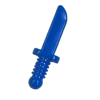 Minifigure, Weapon Knife, Part#44658a Part LEGO® Blue