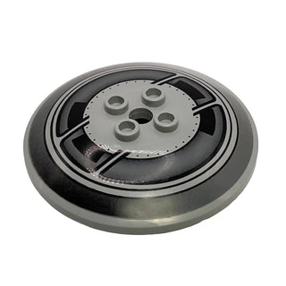 Dish 6 x 6 Inverted Radar - Hollow Studs with AT-TE/AT-AT Pattern, Part# 44375apb01