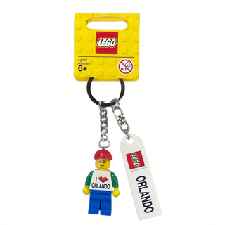 I Brick Orlando Minifigure Key Chain, Lego Store Orlando, FL, 850491