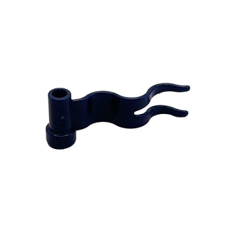 Flag 4x1 Wave Left, Part# 4495a Part LEGO® Dark Blue