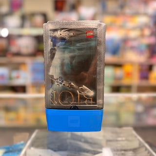 LEGO Bionicle Guurahk set 8590 in clear plastic packaging with blue base, displayed front-facing.