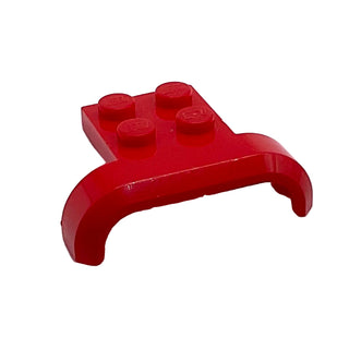 Vehicle, Mudguard 4 x 3 x 1 with Arch Curved, Part# 28326 Part LEGO® Red