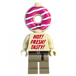 Donut Head Custom Printed Minifigure