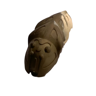 Bionicle Rahkshi Kraata Stage 4 with Marbled Pattern, Part# kraata4 Part LEGO® Flat Dark Gold Head (Tan Tail)