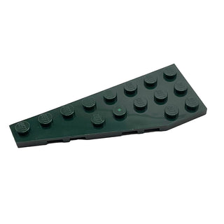 Wedge, Plate 8 x 3 Pentagonal Left, Part# 50305 Part LEGO® Dark Green