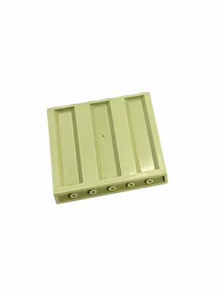 Panel 1x6x5 with Corrugated Profile Part# 23405 Part LEGO® Olive Green