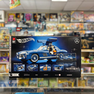 Mattel Brick Shop Hot Wheels Mercedes-Benz 300 SL Building Toy Kit (1600 Pieces), For Collectors Building Kit Mattel®