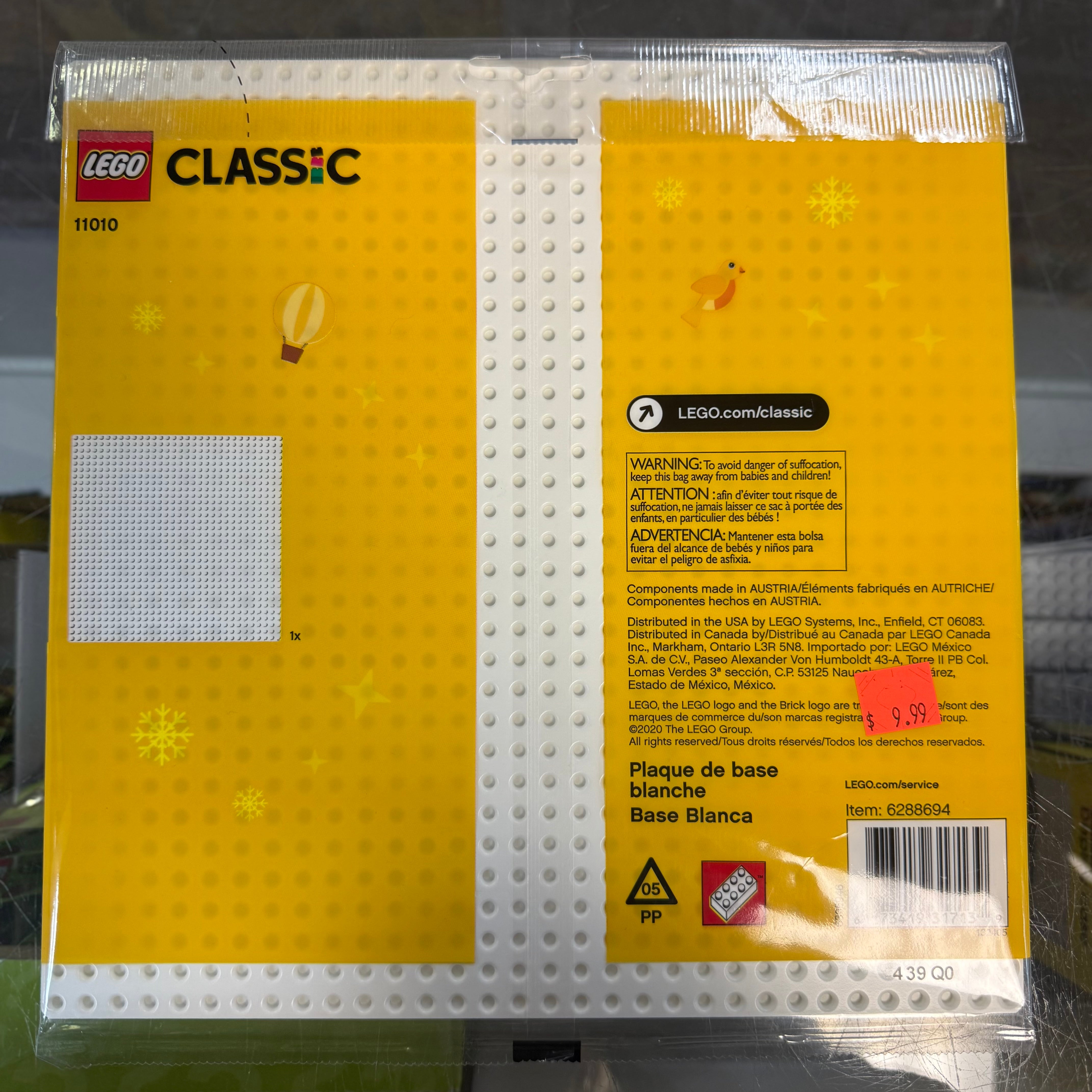 11010 White 32x32 LEGO® Baseplate – United Brick Co®