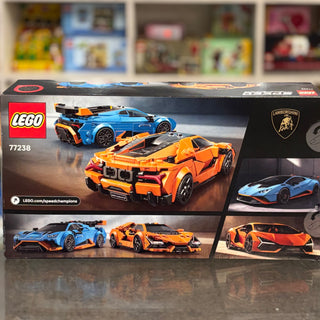 Lamborghini Revuelto & Lamborghini Huracán STO, 77238 Building Kit LEGO®