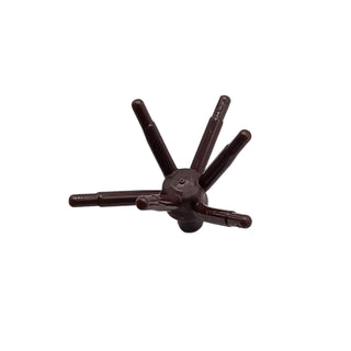 Plant Flower Stem with Bar and Six Stems, Part# 19119 Part LEGO® Dark Brown