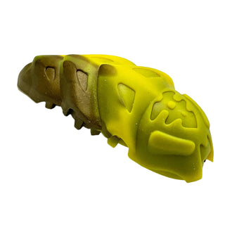 Bionicle Rahkshi Kraata Stage 1 with Marbled Pattern, Part# kraata1 Part LEGO® Yellow Head (Flat Dark Gold Tail)