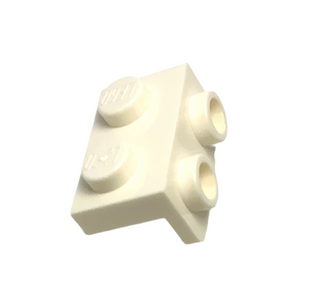 Bracket 1x2 - 1x2, Part# 99781 Part LEGO® White