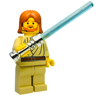 Obi-Wan Kenobi, sw0055 Minifigure LEGO® Like New - With Chrome Lightsaber