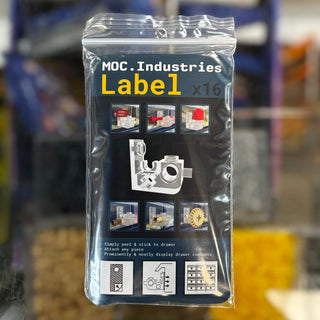MOC Industries - Sorting Label - Pack of 16 Building Kit MOC. Industries