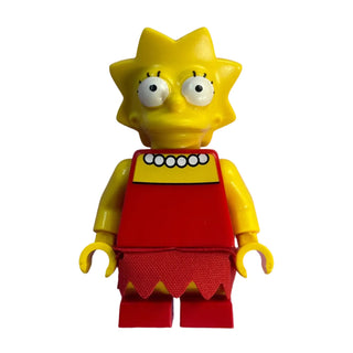 Lisa Simpson - Skirt with 13 Points, sim046 - LEGO® The Simpsons Minifigure LEGO®