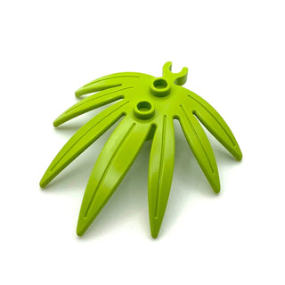 Plant Leaves 6x5 Swordleaf w/ Open Clip, Part# 42949 Part LEGO® Lime Green  