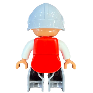 Duplo Figure Lego Ville, Male Castle, with Lion on Shield, 47394pb179 Minifigure LEGO®