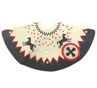 Cloth Tepee Cover with Black Edge and Horses Pattern, Part# x172px1 Part LEGO®