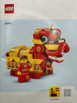 40915 - Lion Dance - INSTRUCTIONS ONLY Instructions LEGO® Slightly Used Book 1