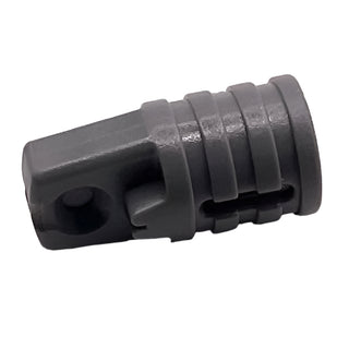 Hinge Cylinder 1x2 Locking with 1 Finger and Axle Hole on Ends with Slots, Part# 30552 Part LEGO® Dark Bluish Gray