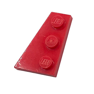Wedge, Plate 3 x 2 Left, Part# 43723 Part LEGO® Red