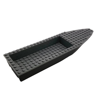 Boat, Hull Unitary 28x8 with Dark Bluish Gray Top, Part# 92710c01