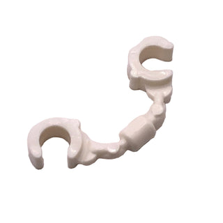 Minifigure, Utensil Handcuffs, Part# 61482 Part LEGO® White
